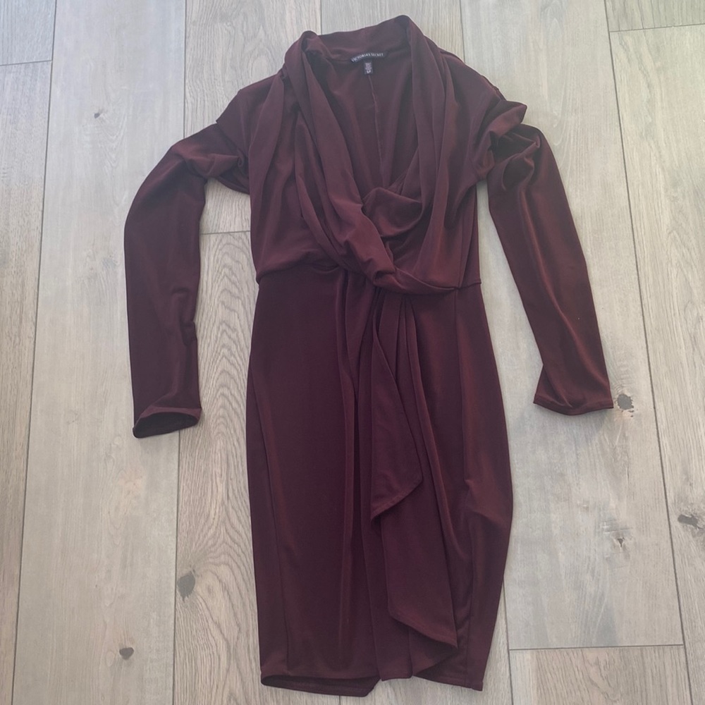 Maroon stretchy dress from Victoria’s Secret